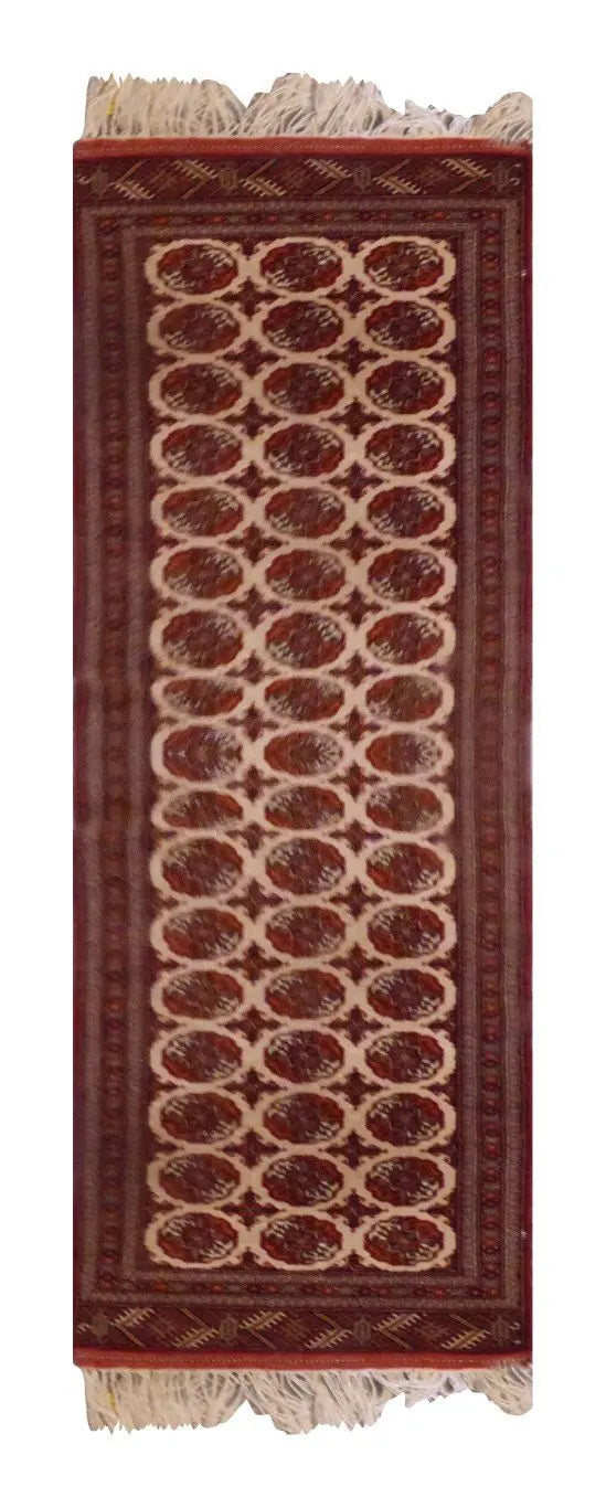 One Of The Kind Afghani Khotan Rug 9'6" x 2'11"